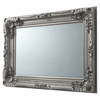 Rzeźbione lustro Louis w kolorze srebrnym 1190 x 890 mm