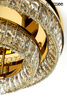 MOOSEE lampa sufitowa / plafon SAVOY 2    złota