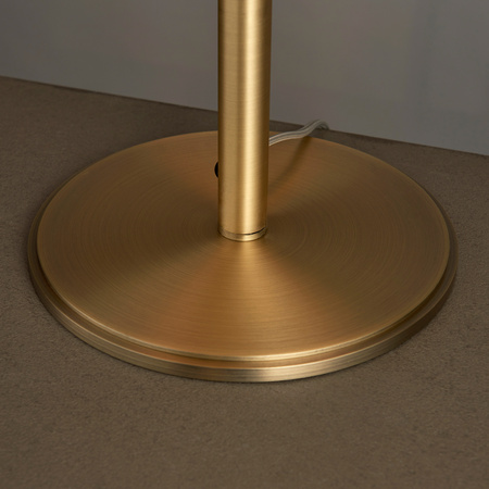 Lampa stołowa Hayfield – antyczny mosiądz, 37 × 37 × 59 cm