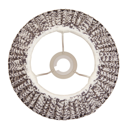 Leaf Shade Pearl Grey Fabric 185x125x250mm