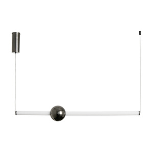 Lampa wisząca O-LINE 93 - LED, 93 cm, czarna