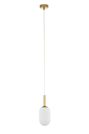 PLUUM lampa wisząca złoty szczotkowany