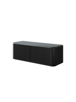 Szafka łazienkowa wisząca z blatem 140 cm czarna noc MAIORI 006-SU140-04