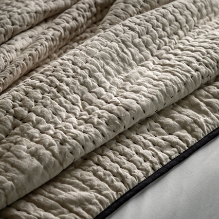 Matrix Bedspread Beige 2400x2600mm
