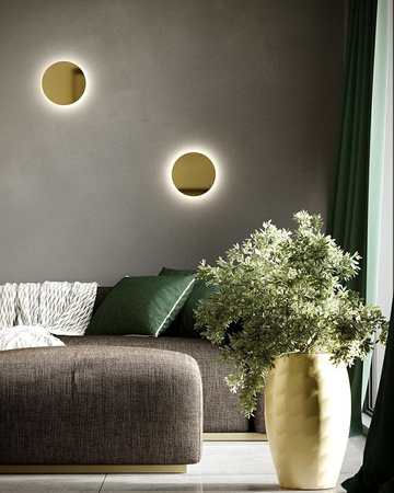 MOOSEE zestaw 2 lamp ściennych SHADOW     SUN 25 złoty
