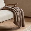 Deco Luxe Chunky Chenille Throw Taupe 1300x1700mm