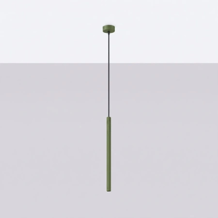 Lampa wisząca ARCHE 1 zielona oliwka