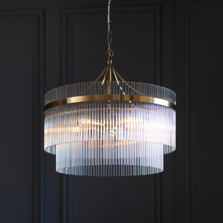 Marietta 5 Pendant Light Antique Brass