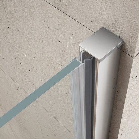 LORO drzwi prysznicowe 900mm, szkło czyste