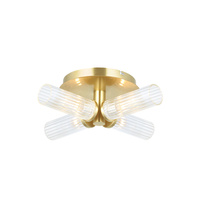 Talo Bathroom 4 Ceiling Light Brass