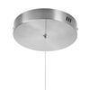 Lampa wisząca CIRCLE 120 cm - LED, ring nikiel szczotkowany