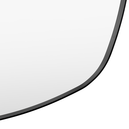 Holworth Pebble Mirror Black 890x840mm