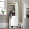 Romano Leaner Mirror Marbled White 570x1570mm