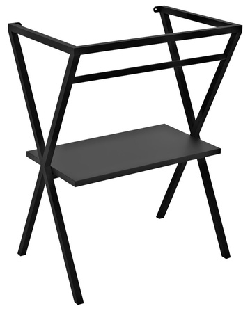 FERRO konsola pod umywalkę 565x720x390mm, czarny