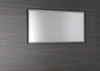 SORT lustro z oświetleniem LED 120x70cm, czarny mat