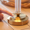 Morton Rechargeable Table Lamp Brushed Aged Brass