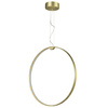 Lampa wisząca ACIRCULO 60 cm - zloty ring LED