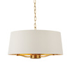 Harvey 1 Pendant Light Brushed Gold