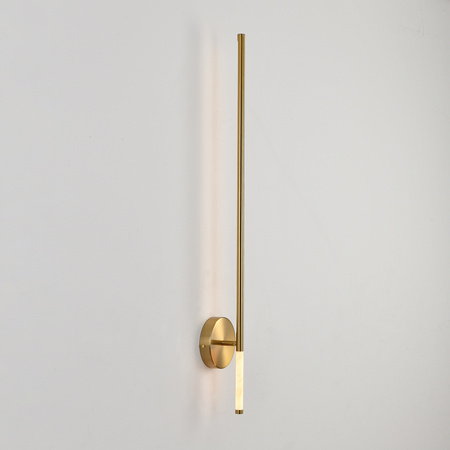 Lampa ścienna FRESCO LED złota 65 cm