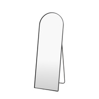 Holworth Cheval Mirror Black 500x35x1500mm
