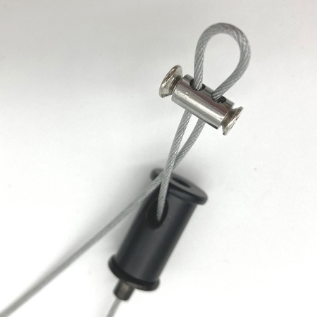 Lampa wisząca BLACK TUBE 100 cm - czarno złota tuba