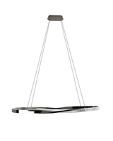 MOOSEE lampa wisząca ANILLO 120 czarny    chrom