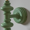 Carnaby Wall Light Fitting Satin Cotswold Green