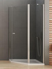 KABINA NEW SOLEO ASYMETRYCZNA U 100x80x195 CZYSTE 6mm ACTIVE SHIELD