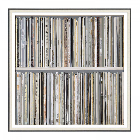 Through the Decades Framed Art 800x40x800mm