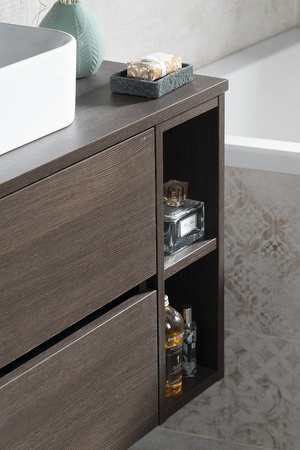 ODETTA szafka wisząca dolna 20x50x43,5cm, sosna rustykalna