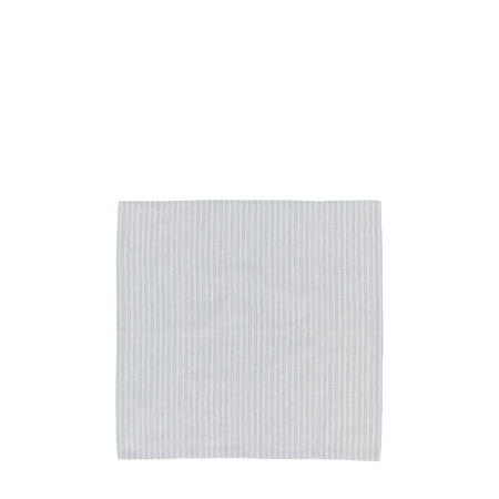 Woven Striped Napkin Grey (4pk) 450x450mm