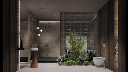 Zestaw prysznicowy podtynkowy z główką prysznicową