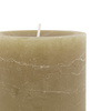 Pillar Candle Rustic Olive (2pk) 90x90x180mm