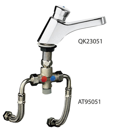 Regulator temperatury wody do zaworów stojących 1/2"