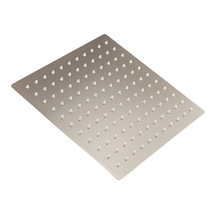 Głowica deszczowni kwadratowa 25 x 25 cm, gun metal