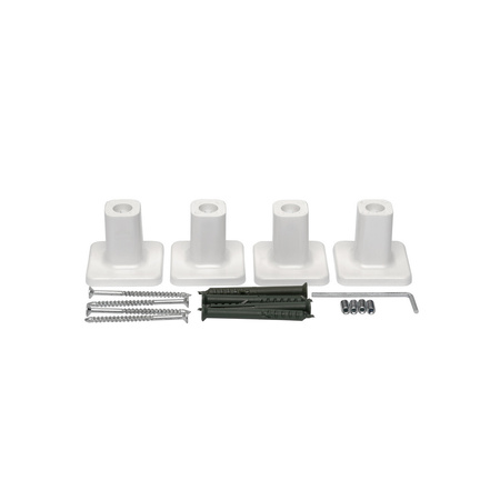 Elektryczny grzejnik łazienkowy NAVIN FORTIS 480x800 Sensor • prawy •  biały