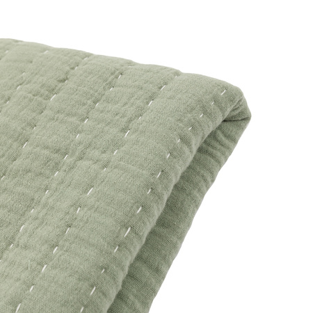 Alcove Gauze Bedspread Sage 2600x2400mm