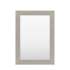 Lustro Whitechapel – srebrne, 77 × 3,5 × 107 cm