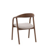 Madrid Dining Chair Walnut UPH 552x565x775mm (2pk)