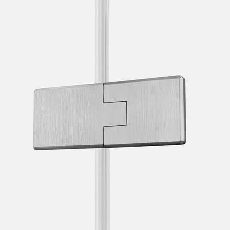 Kabina prysznicowa OXIA NICKEL BRUSHED 1D L prostokątna 80x70x200 szkło czyste 8mm Active Shield 2.0