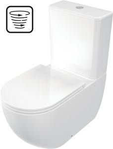 Miska WC kompakt bezkołnierzowa