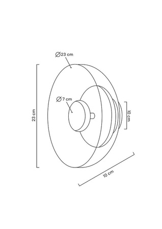 MOOSEE lampa ścienna EDEN WALL złota
