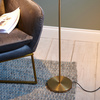 Dedicated Reader 1 Floor Lamp Satin Warm Brass