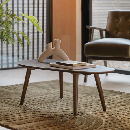 Hatfield Coffee Table Smoked 1000x500x350mm