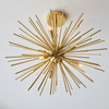 Lampa sufitowa Orta – 6-punktowa, mosiądz, 54 × 54 × 48 cm