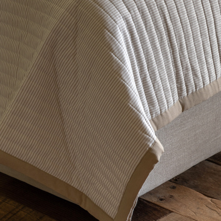 Serene Quilted Bedspread Oatmeal 2600x2400mm