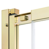 Parawan nawannowy SENSI LIGHT GOLD 1D U 85x150 szkło czyste 5mm Active Shield 2.0