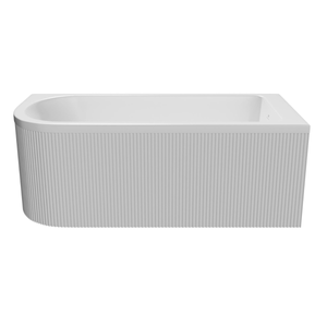 Wanna narożna UPSALA LINE Ryflowana Prawa 160 cm