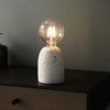 Lampa stołowa Terrazzo – biała, 10 × 10 × 13 cm