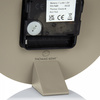 Mulberry Mantel Clock Mocha 6in